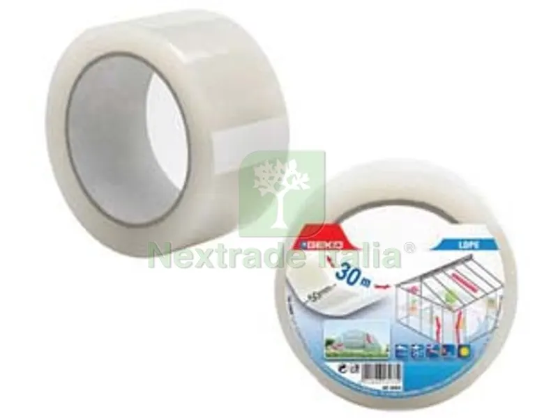 6PZ NASTRO ADESIVO IN POLIETILENE TRASPARENTE USO ESTERNO - mm.50 x 30 mt. — Adesivi e sigillanti — rif. FERX.FER38232 6PZ NASTRO ADESIVO IN POLIETILENE TRASPARENTE USO ESTERNO - mm.50 x 30 mt. — Adesivi e sigillanti — rif. FERX.FER38232