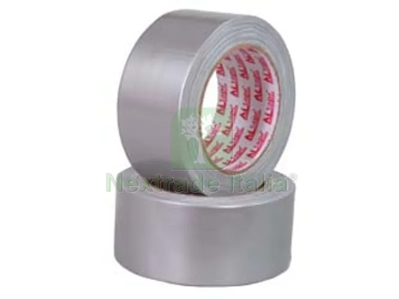 6PZ NASTRO TELATO TIPO AMERICA mm.50h. in rotoli da mt.25 colore grigio — Adesivi e sigillanti — rif. FERX.FER38966