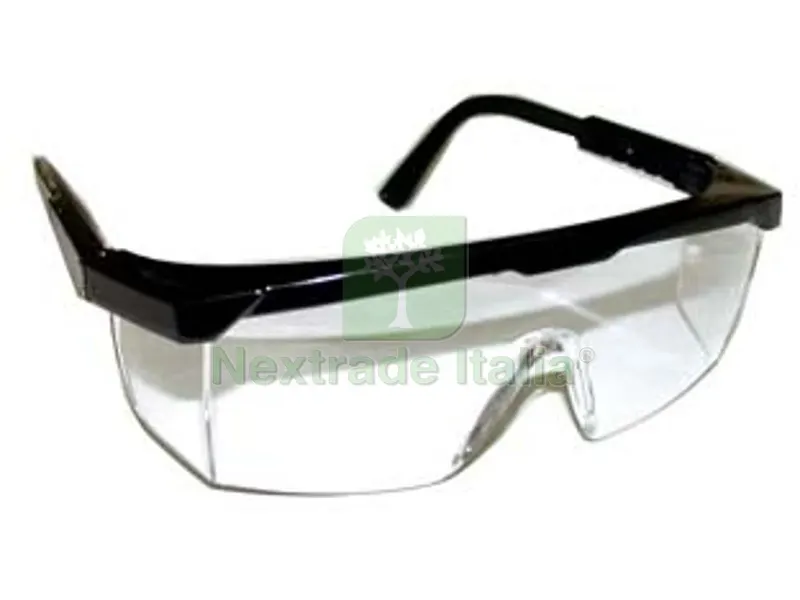 12PZ Occhiali di Protezione con Stanghette Regolabili — Protezioni corpo — rif. FERX.FER39376 12PZ Occhiali di Protezione con Stanghette Regolabili — Protezioni corpo — rif. FERX.FER39376