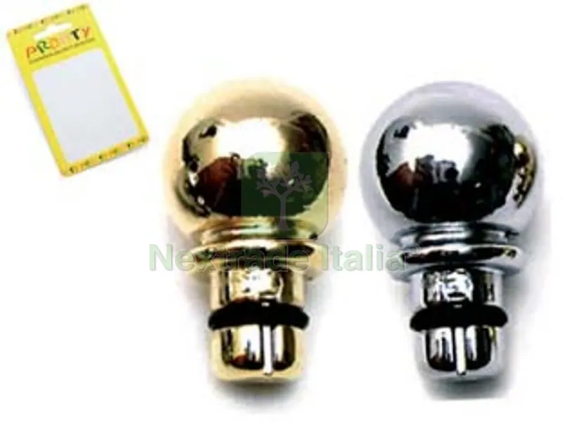 12BLISTER TERMINALE A SFERA PER TUBO - cromo conf. bl.2 pz. — Tubi e raccordi — rif. FERX.FER41607 12BLISTER TERMINALE A SFERA PER TUBO - cromo conf. bl.2 pz. — Tubi e raccordi — rif. FERX.FER41607
