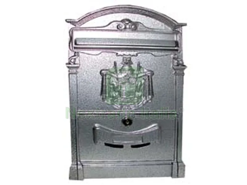 Cassetta Postale in Alluminio per Esterni "residence" Grigia - cm.25x9x41h. colore grigio — Casalinghi e organizzazione — rif. FERX.FER43281
