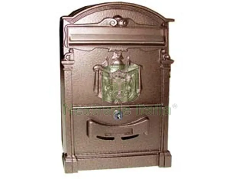Cassetta Postale in Alluminio per Esterni "residence" Bronzo - cm.25x9x41h. colore bronzo — Casalinghi e organizzazione — rif. FERX.FER46282