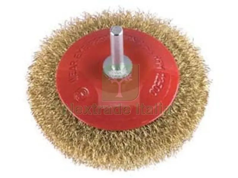 5PZ SPAZZOLA CIRCOLARE CONICA FILI IN ACCIAIO — Punte, frese e dischi — rif. FERX.FER47906