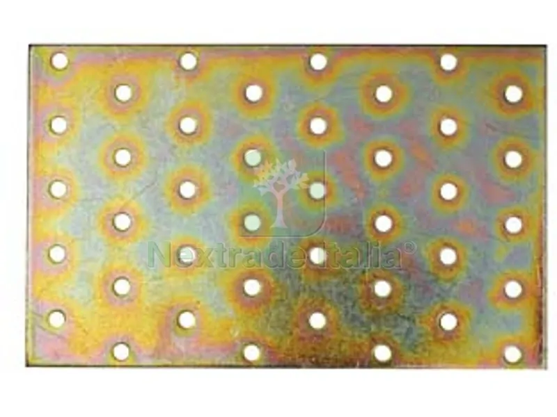 25PZ PIASTRA DI GIUNZIONE DRITTA LARGHEZZA MM.100 - mm.80x100 — Piastre e angolari — rif. FERX.FER48248