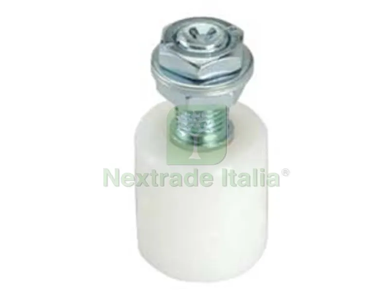 7PZ OLIVA PER CANCELLO IN NYLON BIANCO ART.450 - ø mm.40x60h. — Accessori bagno — rif. FERX.FER482769 7PZ OLIVA PER CANCELLO IN NYLON BIANCO ART.450 - ø mm.40x60h. — Accessori bagno — rif. FERX.FER482769