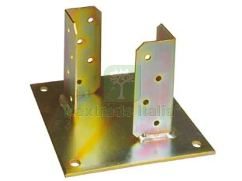 Supporto a Pavimento con Piastra per Trave ART.840 base mm.270x230x4 spess. trave mm.200x200x185h — Scarichi e sifoni — rif. FERX.FER72335 Supporto a Pavimento con Piastra per Trave ART.840 base mm.270x230x4 spess. trave mm.200x200x185h — Scarichi e sifoni — rif. FERX.FER72335