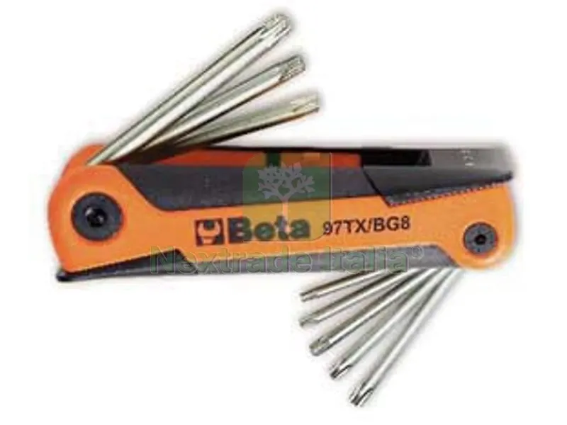 chiavi maschio torx cromate art.97tx/bg8 — Ferramenta porte e finestre — rif. FERX.FER51323