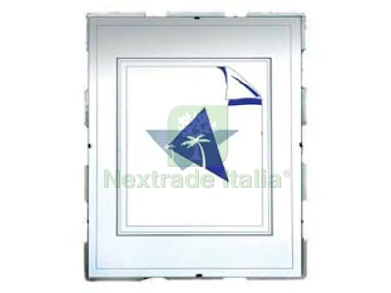 6PZ CORNICE A GIORNO - CM.50X70 CON VETRO CRILEX MM.2 — Accessori bagno — rif. FERX.FER56205