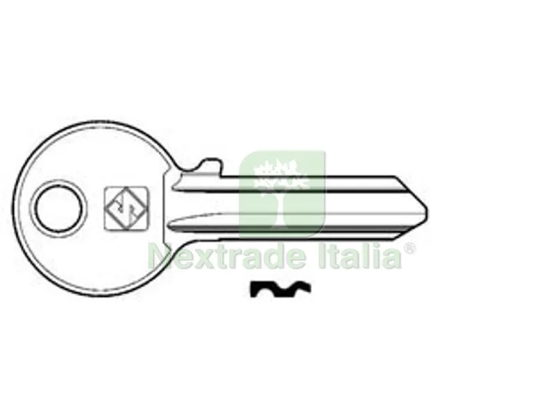 10PZ chiavi per cilindri 5 spine grandi ie2 - ie2 dx — Serrature e cilindri — rif. FERX.FER52863