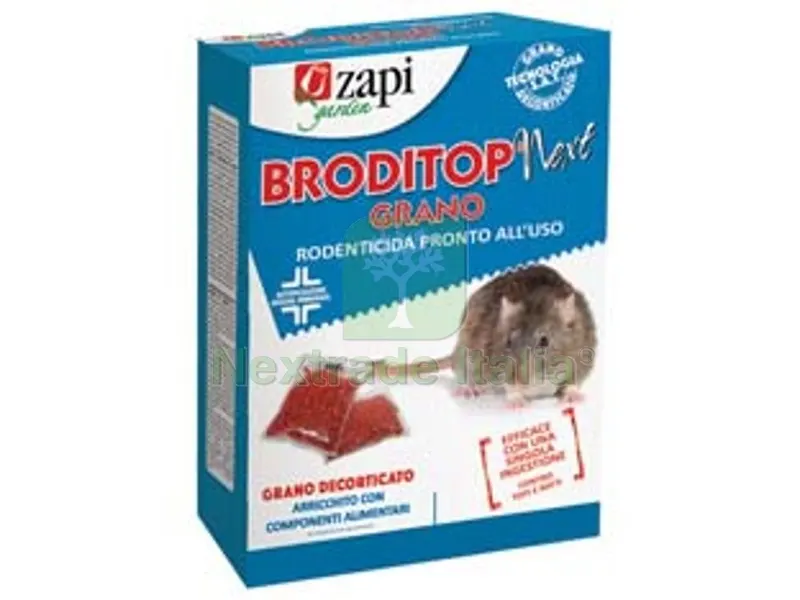 40PZ topicida broditop next grano rosso - astuccio gr.150 con 6 bustine da gr.25 — Articoli per ufficio — rif. FERX.FER54065 40PZ topicida broditop next grano rosso - astuccio gr.150 con 6 bustine da gr.25 — Articoli per ufficio — rif. FERX.FER54065