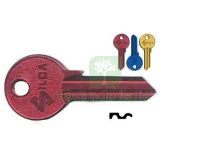 10PZ Chiavi per Cilindri Corbin 5 Spine Grandi CB5U - CB5U DX ultralite rosse — Serrature e cilindri — rif. FERX.FER55475