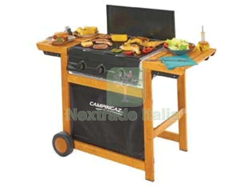 barbecue gas 3 bruciatori cm.60x46 "adelaide 3 woody dual gas" - bracere cm.60x46 — Tempo libero outdoor — rif. FERX.FER56182 barbecue gas 3 bruciatori cm.60x46 "adelaide 3 woody dual gas" - bracere cm.60x46 — Tempo libero outdoor — rif. FERX.FER56182