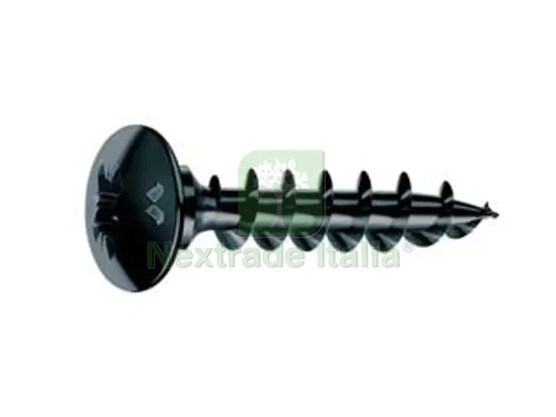 500PZ Viti Panel-VIT FC Testa Fungo PZ con Collare Sottotesta ø mm.5x35 — Fascette e collari — rif. FERX.FER57813