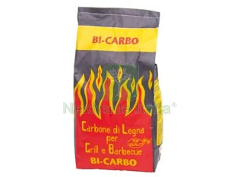 4PZ CARBONE NATURALE DI LEGNA - Kg.5 per grill e barbeque — Tempo libero outdoor — rif. FERX.FER152761
