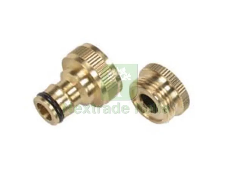 10BLISTER PRESA RUBINETTO CON INNESTO RAPIDO FILETTO F 3/4" RIDUZIONE 1/2 — Rubinetti e valvole — rif. FERX.FER58995