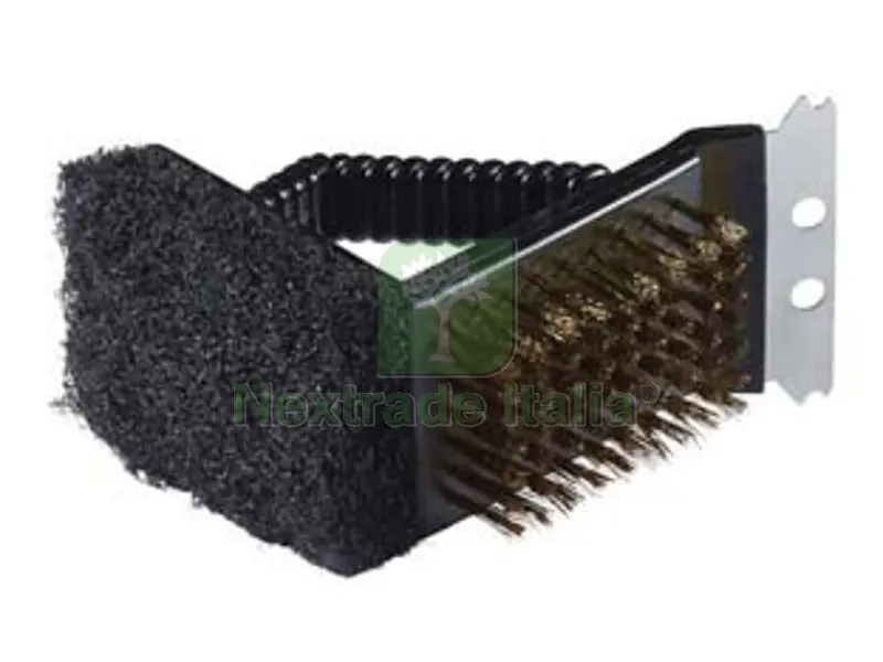2PZ Spazzola per Barbecue a 3 Funzioni — Tempo libero outdoor — rif. FERX.FER60233