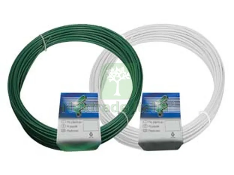 10PZ Filo Plastificato per Tensione e Stendibiancheria filo ø mm.1,8-2,70 mt.20 verde — Stendibiancheria e bucato — rif. FERX.FER60592