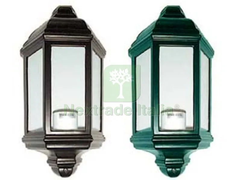 Lanterna a Parete Modello Londra - 60w IP44 mm.176x100x360h. colore nero — Illuminazione — rif. FERX.FER60707