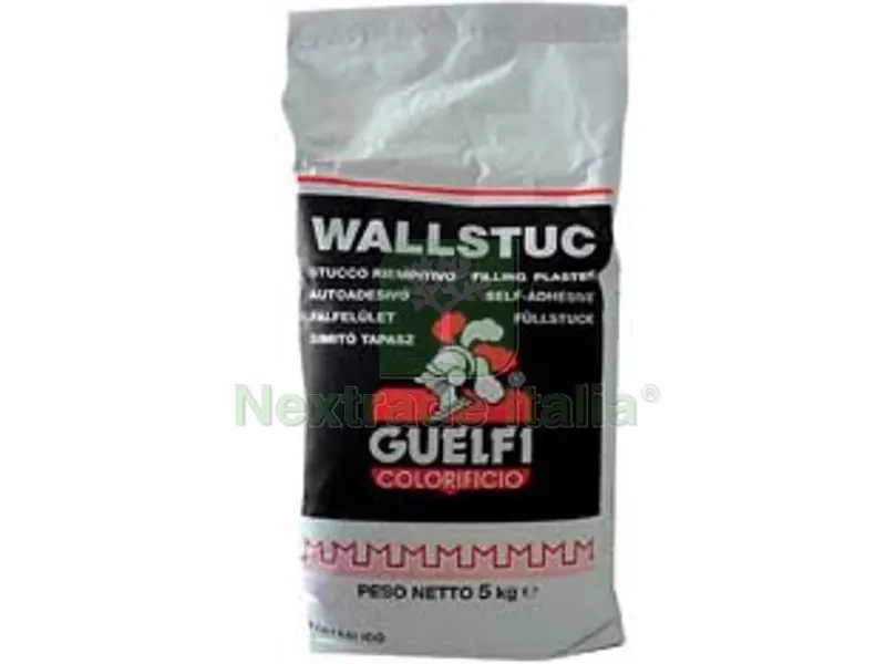 24PZ STUCCO IN POLVERE "WALLSTUC" PER INTERNI - Kg.1 bianco — Stucchi e rasanti — rif. FERX.FER61179