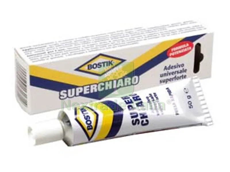 12PZ BOSTIK SUPERCHIARO - gr.125 in tubetto — Adesivi e sigillanti — rif. FERX.FER104234 12PZ BOSTIK SUPERCHIARO - gr.125 in tubetto — Adesivi e sigillanti — rif. FERX.FER104234