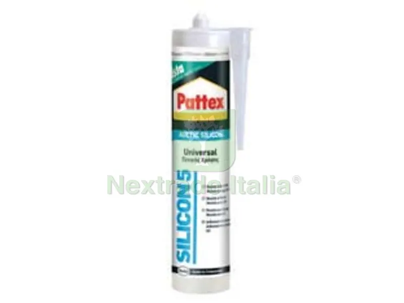 25PZ PATTEX SILICONE SISTA SILICON 5 ACETICO BIANCO - ml.280 — Adesivi e sigillanti — rif. FERX.FER62503