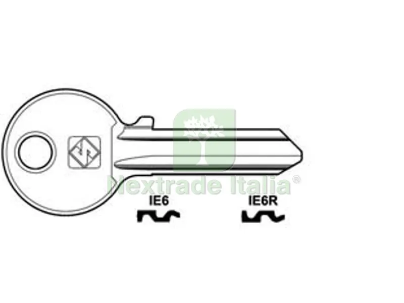 10PZ chiavi per cilindri 5 spine grandi - ie6r sx — Serrature e cilindri — rif. FERX.FER347778