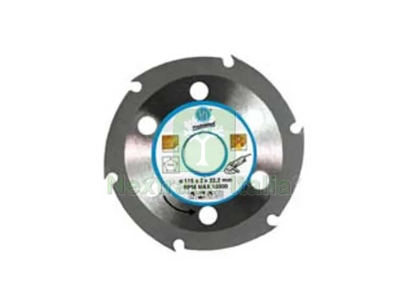 Dischi Taglio per Legno per Smerigliatrici Angolari - ? mm.115x2 foro ? mm.22 PG 419.90 — Smerigliatrici e seghe — rif. FERX.FER67317 Dischi Taglio per Legno per Smerigliatrici Angolari - ? mm.115x2 foro ? mm.22 PG 419.90 — Smerigliatrici e seghe — rif. FERX.FER67317