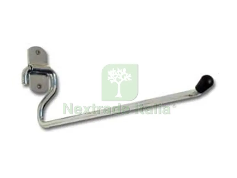 12PZ Gancio Parete Portatutto Dritto ART.303 cm.22 lunghezza ø mm.8 — Viti — rif. FERX.FER67607