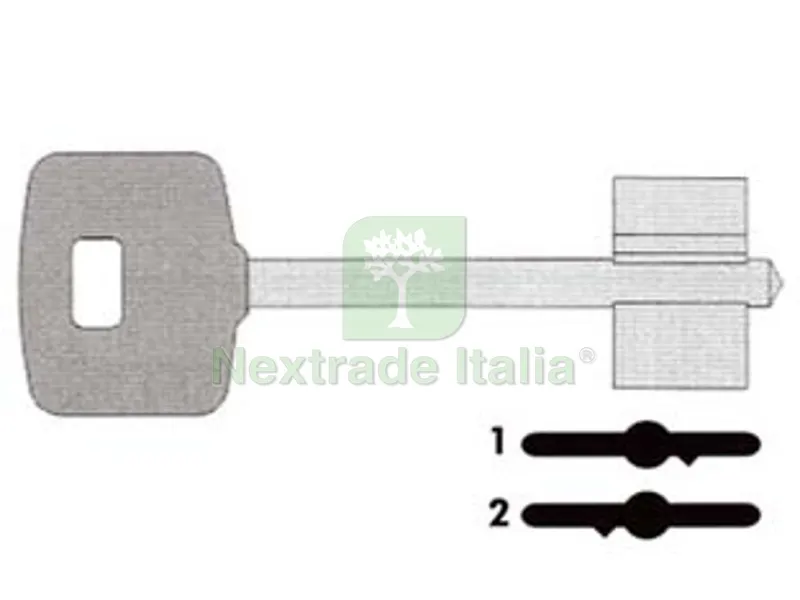 5PZ chiavi doppia mappa 00101 - 00101001 dx (tipo silca csp) — Chiavi grezze e duplicati — rif. FERX.FER68369 5PZ chiavi doppia mappa 00101 - 00101001 dx (tipo silca csp) — Chiavi grezze e duplicati — rif. FERX.FER68369