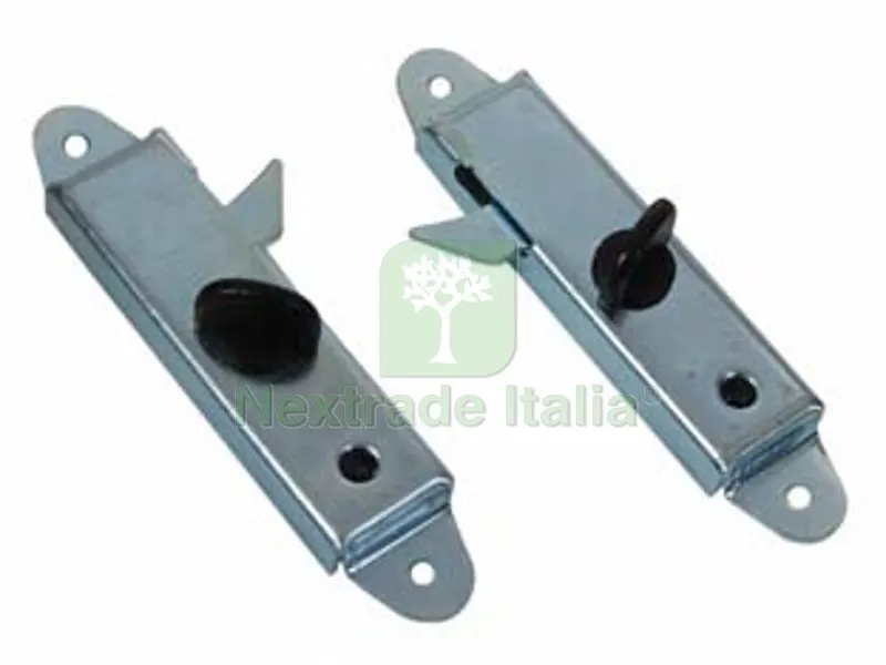 5COPPIE BLOCCATAPPARELLE ULTRABLOK ZINCATO — Arelle e frangivista — rif. FERX.FER70423