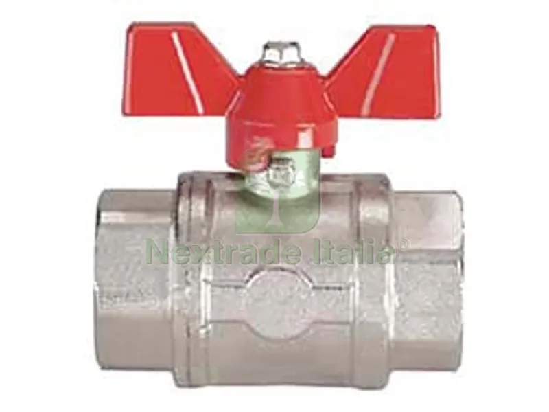 5PZ Valvola a Sfera F/F con Maniglia a Farfalla - FF 3/8" — Maniglie e pomelli — rif. FERX.FER71727 5PZ Valvola a Sfera F/F con Maniglia a Farfalla - FF 3/8" — Maniglie e pomelli — rif. FERX.FER71727
