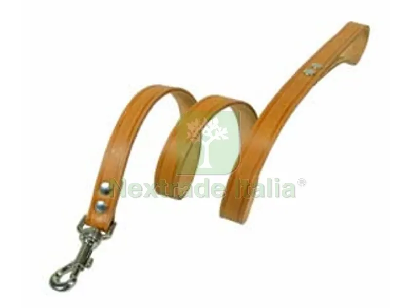 3PZ Guinzaglio per Cani Cuoio Extra Naturale Spessore MM.2 - cm.110x2 cuoio naturale — Cani — rif. FERX.FER73790