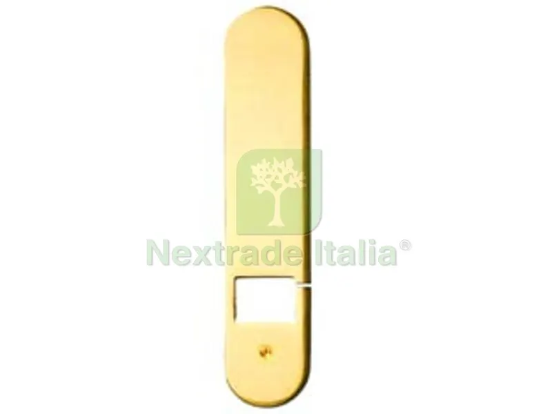 2PZ Copriavvolgitore Bordo Tondo con Taglio Laterale in Ottone - in ottone lucido — Maniglie e pomelli — rif. FERX.FER74162