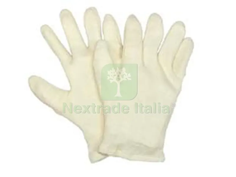 12PAIA Guanti in Cotone Orlato - tg.S misura 7 — Guanti da lavoro — rif. FERX.FER412087