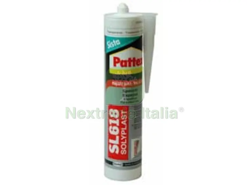 5PZ PATTEX SILICONE SISTA SL 618 SOLYPLAST PER SPECCHI - ml.300 — Adesivi e sigillanti — rif. FERX.FER76982 5PZ PATTEX SILICONE SISTA SL 618 SOLYPLAST PER SPECCHI - ml.300 — Adesivi e sigillanti — rif. FERX.FER76982
