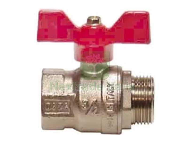 15PZ Valvola a Sfera M/F con Maniglia a Farfalla "vienna" ART.119 - MF 1/2" - pressione esercizio 30 bar — Maniglie e pomelli — rif. FERX.FER77101