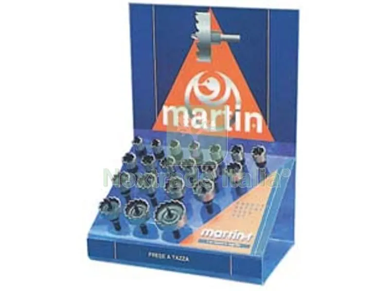 Espositore 20 Frese a Tazza HSS "MARTIN-T" — Articoli per ufficio — rif. FERX.FER77231 Espositore 20 Frese a Tazza HSS "MARTIN-T" — Articoli per ufficio — rif. FERX.FER77231