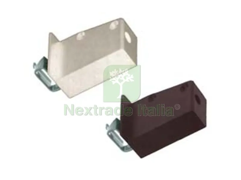 10PZ REGGIPENSILE REGOLABILE CON FORI - in plastica colore marrone — Ferramenta per legno e mobili — rif. FERX.FER79396 10PZ REGGIPENSILE REGOLABILE CON FORI - in plastica colore marrone — Ferramenta per legno e mobili — rif. FERX.FER79396