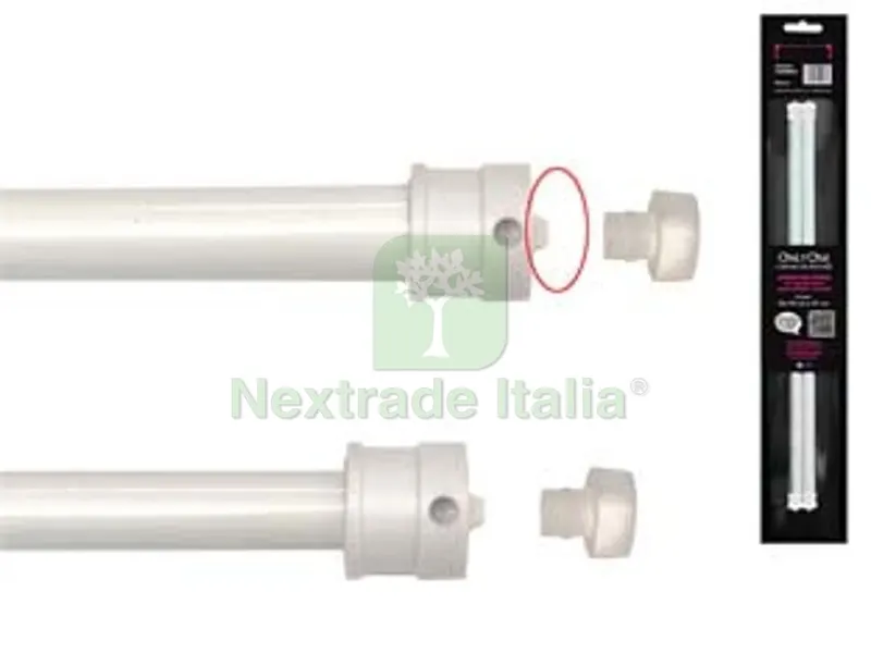 10BLISTER Astine Universali Allungabili Bianche - cm.63-110 bianche, in bl. 2 pz. — Casalinghi e organizzazione — rif. FERX.FER79594 10BLISTER Astine Universali Allungabili Bianche - cm.63-110 bianche, in bl. 2 pz. — Casalinghi e organizzazione — rif. FERX.FER79594