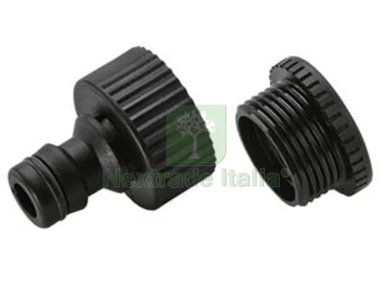 5BLISTER presa per rubinetti con innesto rapido filetto f 3/4" + rid. a 1/2" in blister (26450060) — Attrezzi da giardino — rif. FERX.FER79884