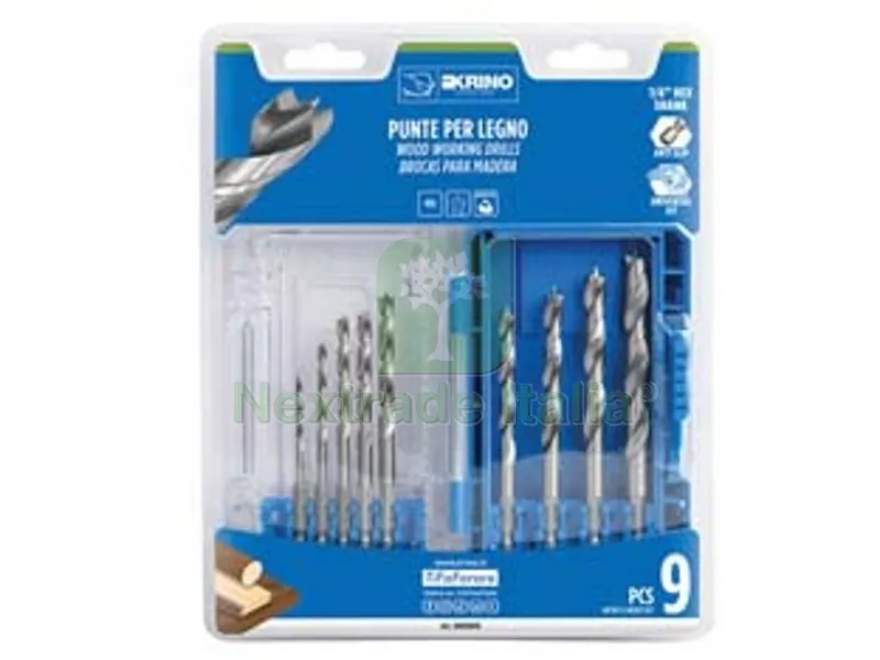 ASSORTIMENTO PUNTE RETTIFICATE PER LEGNO ATTACCO 1/4" HEX 05008 PZ.9 — Punte, frese e dischi — rif. FERX.FER80798 ASSORTIMENTO PUNTE RETTIFICATE PER LEGNO ATTACCO 1/4" HEX 05008 PZ.9 — Punte, frese e dischi — rif. FERX.FER80798