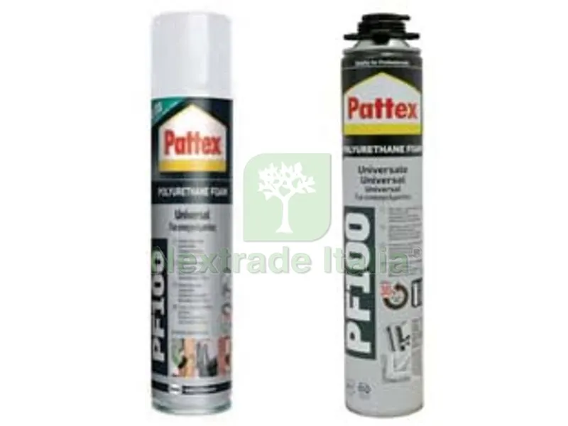 2PZ schiuma poliuretanica universale pattex pf100 - ml.750 applicazione manuale — Adesivi e sigillanti — rif. FERX.FER81641 2PZ schiuma poliuretanica universale pattex pf100 - ml.750 applicazione manuale — Adesivi e sigillanti — rif. FERX.FER81641