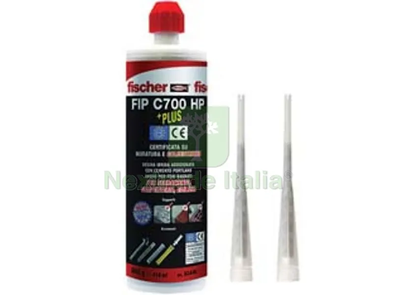 2PZ ancorante chimico "fis c700 plus" - ml.410 in cartuccia — Tasselli e ancoraggi — rif. FERX.FER82563