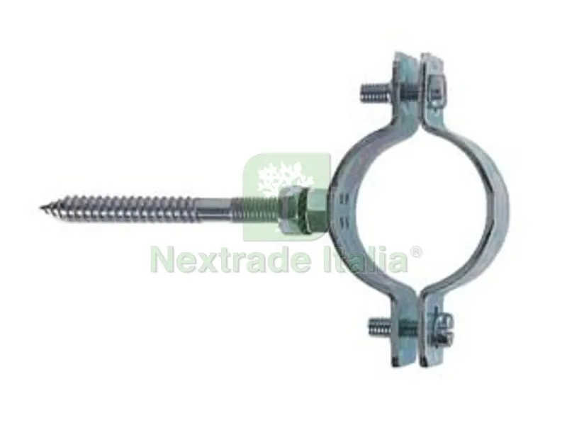 10PZ Collare Pesante in Acciaio Zincato per Tubi "CPT" - 3/4" Plus per Tubi ? MM.25/28 Tassello ? MM.10 — Tasselli e ancoraggi — rif. FERX.FER63326