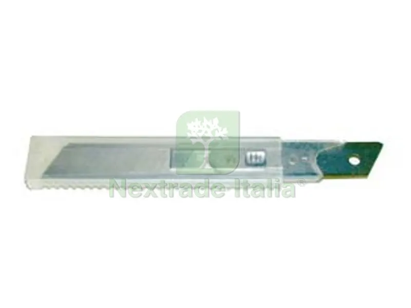10PZ Lame di Ricambio per Cutter MM.18 - mm.18 in astuccio da 10 pz. — Articoli per ufficio — rif. FERX.FER83720