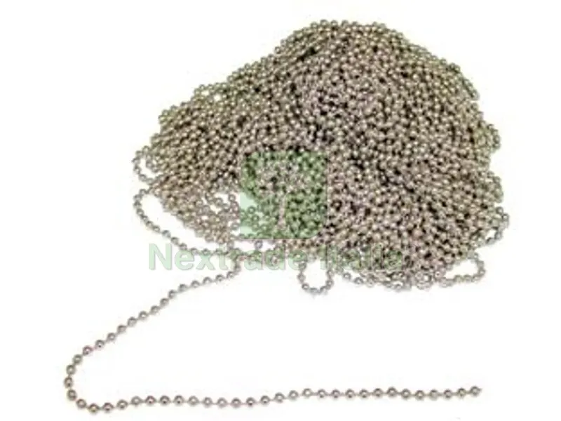 25MT catena a in ottone nichelato - ? mm.3,5 — Lucchetti e catene — rif. FERX.FER84369