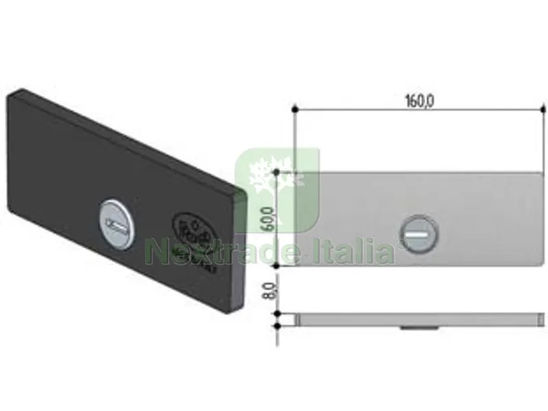 PLACCA ESTERNA DI SICUREZZA 0442 — Interruttori e prese — rif. FERX.FER85137 PLACCA ESTERNA DI SICUREZZA 0442 — Interruttori e prese — rif. FERX.FER85137