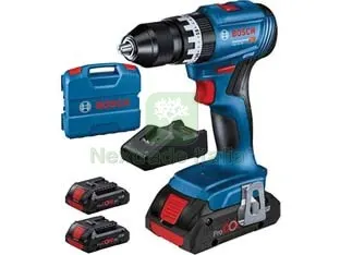 TRAPANO AVVITATORE 3 BATTERIE LITIO 18V PERCUSSIONE (GSB 18V-45) — Trapani e avvitatori — rif. FERX.FER85168 TRAPANO AVVITATORE 3 BATTERIE LITIO 18V PERCUSSIONE (GSB 18V-45) — Trapani e avvitatori — rif. FERX.FER85168