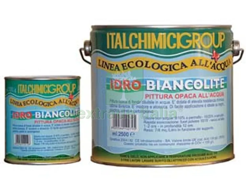 PITTURA DI FONDO OPACA ALL'ACQUA "IDROBIANCOLITE" - ml.2500 — Vernici e smalti — rif. FERX.FER87384
