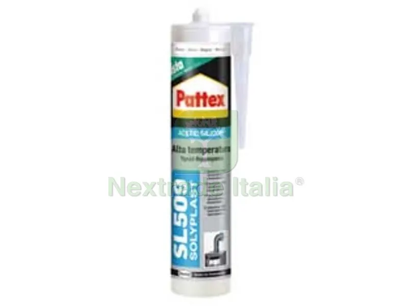2PZ PATTEX SILICONE SISTA SL 509 ALTE TEMPERATURE COLORATO - ml.300 nero — Adesivi e sigillanti — rif. FERX.FER258067 2PZ PATTEX SILICONE SISTA SL 509 ALTE TEMPERATURE COLORATO - ml.300 nero — Adesivi e sigillanti — rif. FERX.FER258067